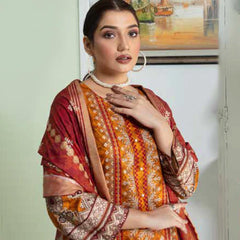 Marwa Linen Embroidered Unstitched 3Pcs Suit - 5662, Women, 3Pcs Shalwar Suit, Rashid Textile, Chase Value