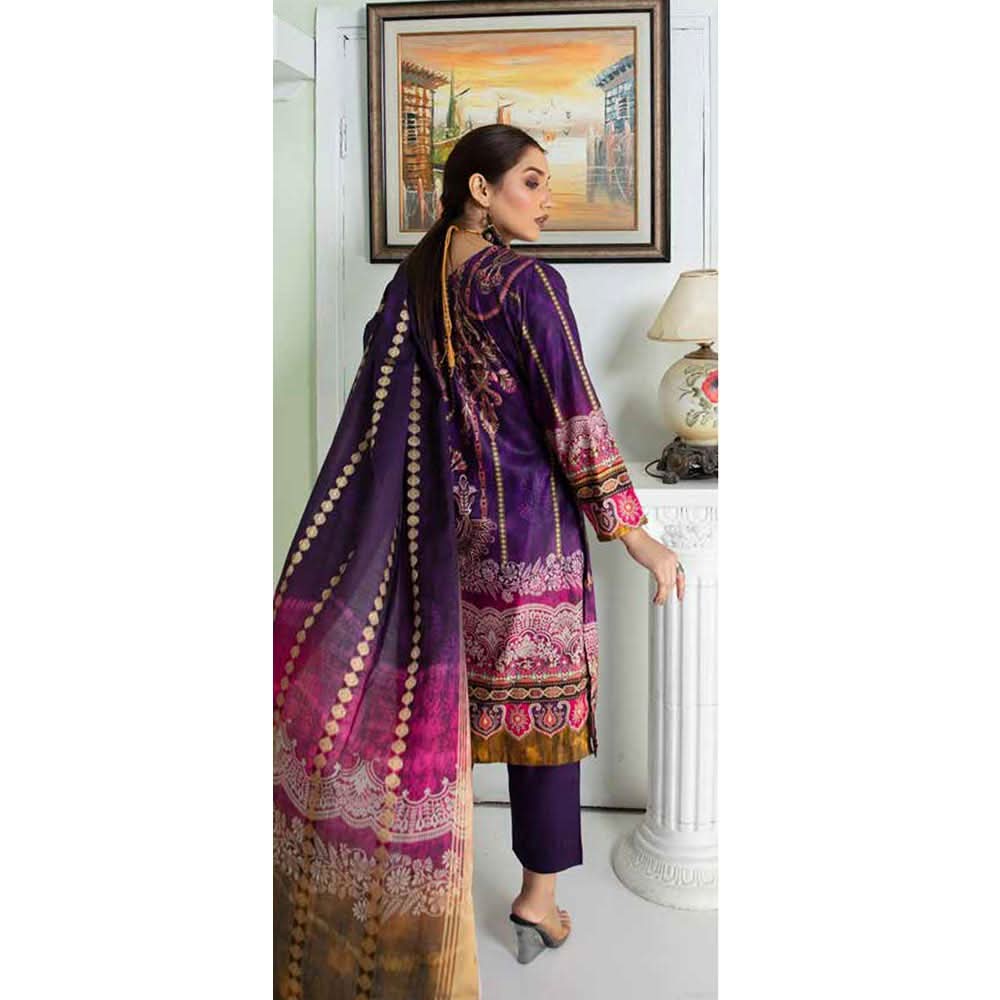 Marwa Linen Embroidered Unstitched 3Pcs Suit - 5667, Women, 3Pcs Shalwar Suit, Rashid Textile, Chase Value