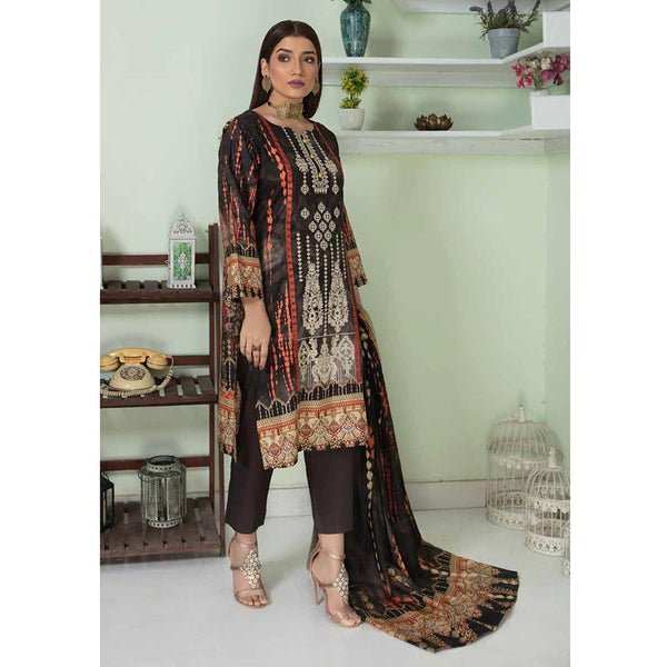 Marwa Linen Embroidered Unstitched 3Pcs Suit - 5670, Women, 3Pcs Shalwar Suit, Rashid Textile, Chase Value