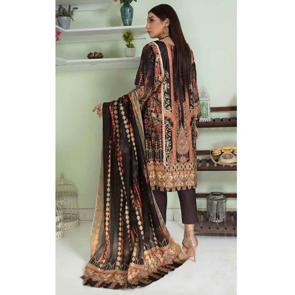Marwa Linen Embroidered Unstitched 3Pcs Suit - 5670, Women, 3Pcs Shalwar Suit, Rashid Textile, Chase Value