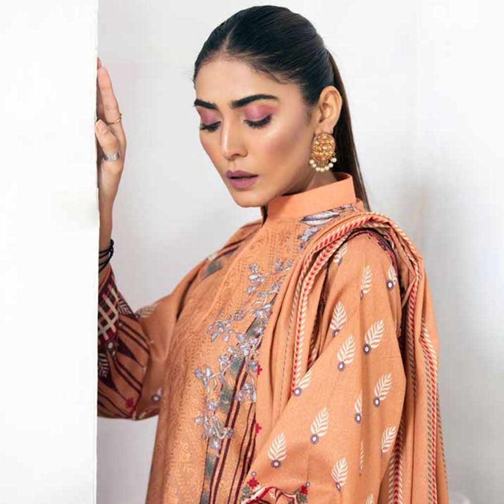 Nazik Karandi Chicken Kari Unstitched 3Pcs Suit - 6535, Women, 3Pcs Shalwar Suit, Rashid Textile, Chase Value