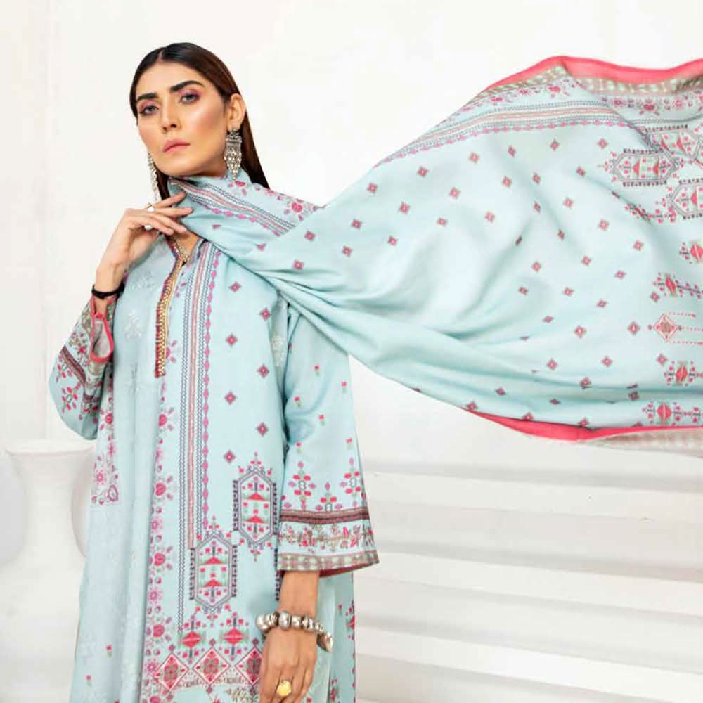 Nazik Karandi Chicken Kari Unstitched 3Pcs Suit - 6537, Women, 3Pcs Shalwar Suit, Rashid Textile, Chase Value