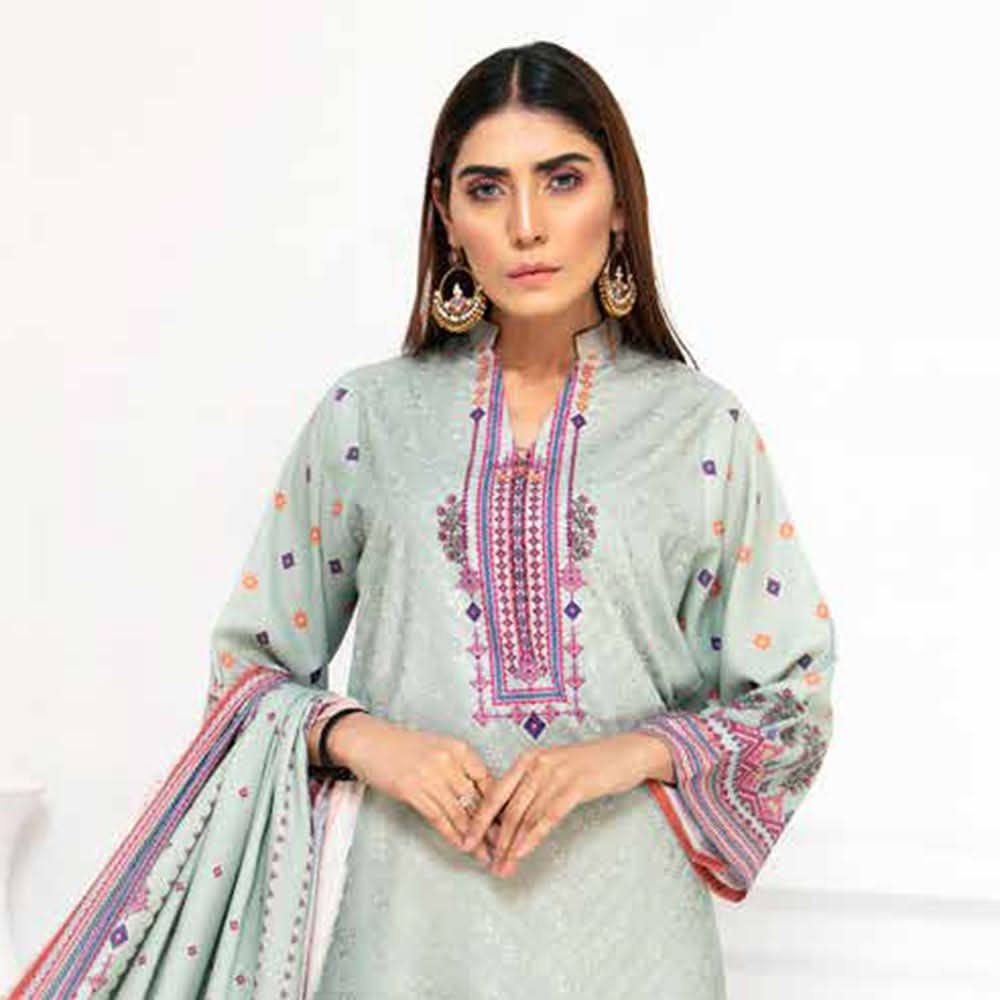 Nazik Karandi Chicken Kari Unstitched 3Pcs Suit - 6539, Women, 3Pcs Shalwar Suit, Rashid Textile, Chase Value