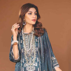 Amani Viscose Embroidered Unstitched 3Pcs Suit - 6962, Women, 3Pcs Shalwar Suit, Rashid Textile, Chase Value