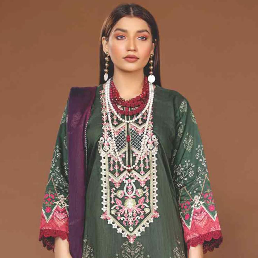Amani Viscose Embroidered Unstitched 3Pcs Suit - 6965, Women, 3Pcs Shalwar Suit, Rashid Textile, Chase Value