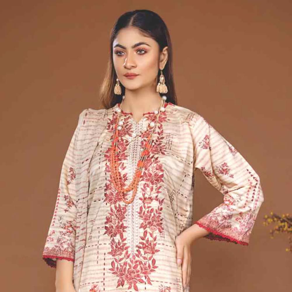 Amani Viscose Embroidered Unstitched 3Pcs Suit - 6966, Women, 3Pcs Shalwar Suit, Rashid Textile, Chase Value