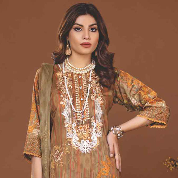 Amani Viscose Embroidered Unstitched 3Pcs Suit - 6967, Women, 3Pcs Shalwar Suit, Rashid Textile, Chase Value
