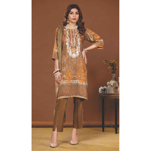 Amani Viscose Embroidered Unstitched 3Pcs Suit - 6967, Women, 3Pcs Shalwar Suit, Rashid Textile, Chase Value