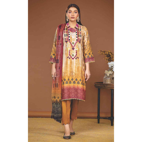 Amani Viscose Embroidered Unstitched 3Pcs Suit - 6969, Women, 3Pcs Shalwar Suit, Rashid Textile, Chase Value