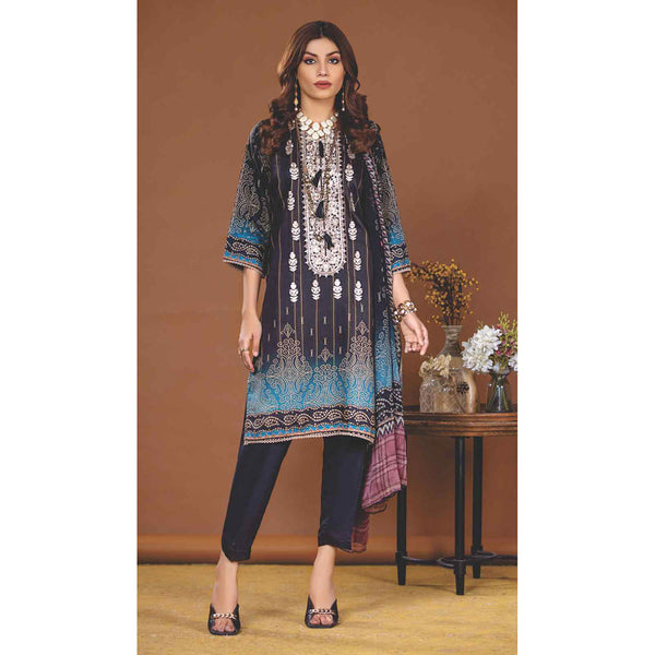 Amani Viscose Embroidered Unstitched 3Pcs Suit - 6970, Women, 3Pcs Shalwar Suit, Rashid Textile, Chase Value
