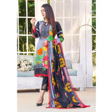 Erum Misha Linen Unstitched 3Pcs Suit V1 - 1, Women, 3Pcs Shalwar Suit, Erum Misha, Chase Value