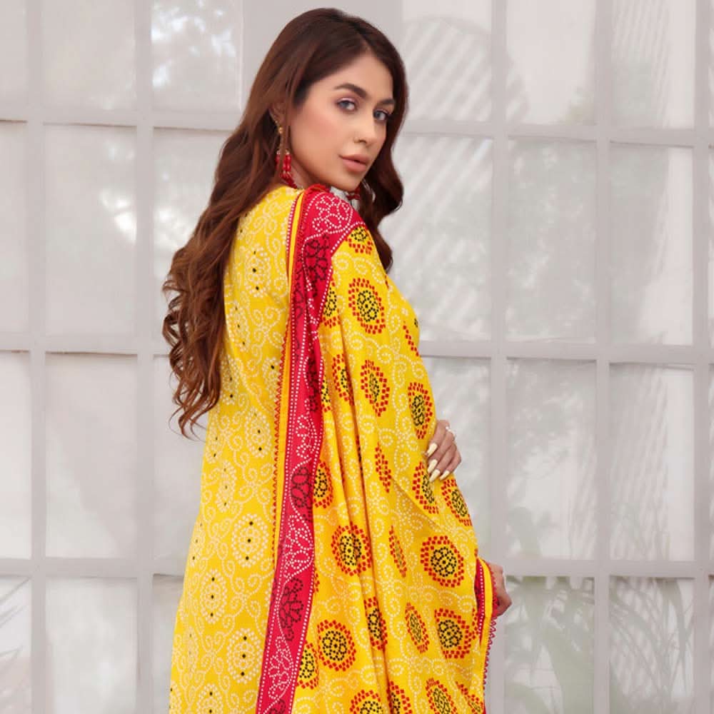 Erum Misha Cotton Unstitched 3Pcs Suit V1 - 9, Women, 3Pcs Shalwar Suit, Erum Misha, Chase Value
