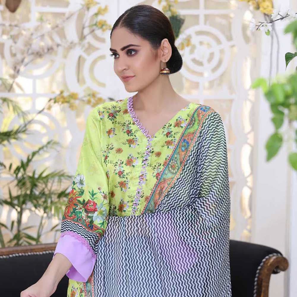 Revishen Sharlmoze Silk Unstitched 2Pcs Suit V1-3, Women, 2Pcs Shalwar Suit, Regalia Textiles, Chase Value