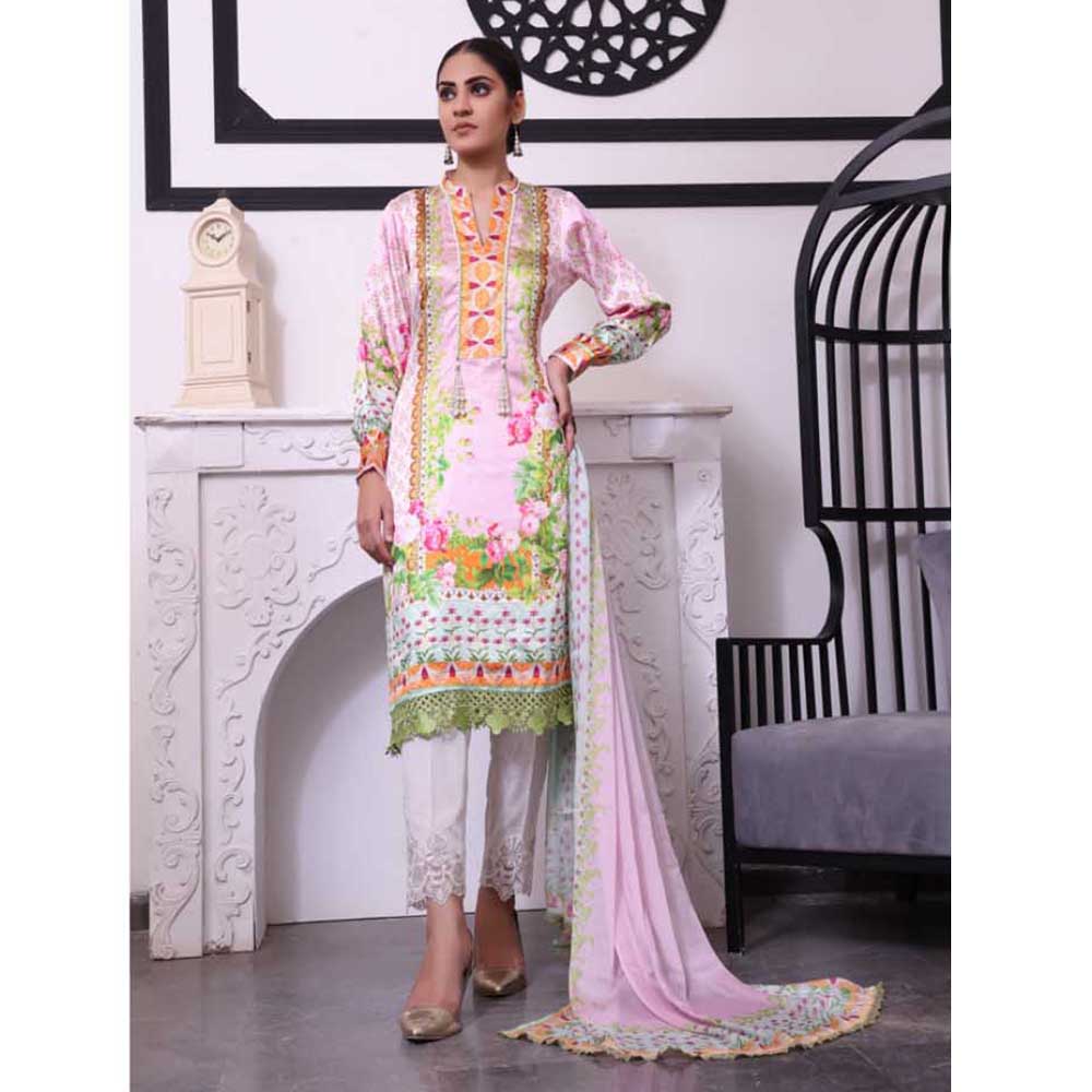 Revishen Sharlmoze Silk Unstitched 2Pcs Suit V1-6, Women, 2Pcs Shalwar Suit, Regalia Textiles, Chase Value