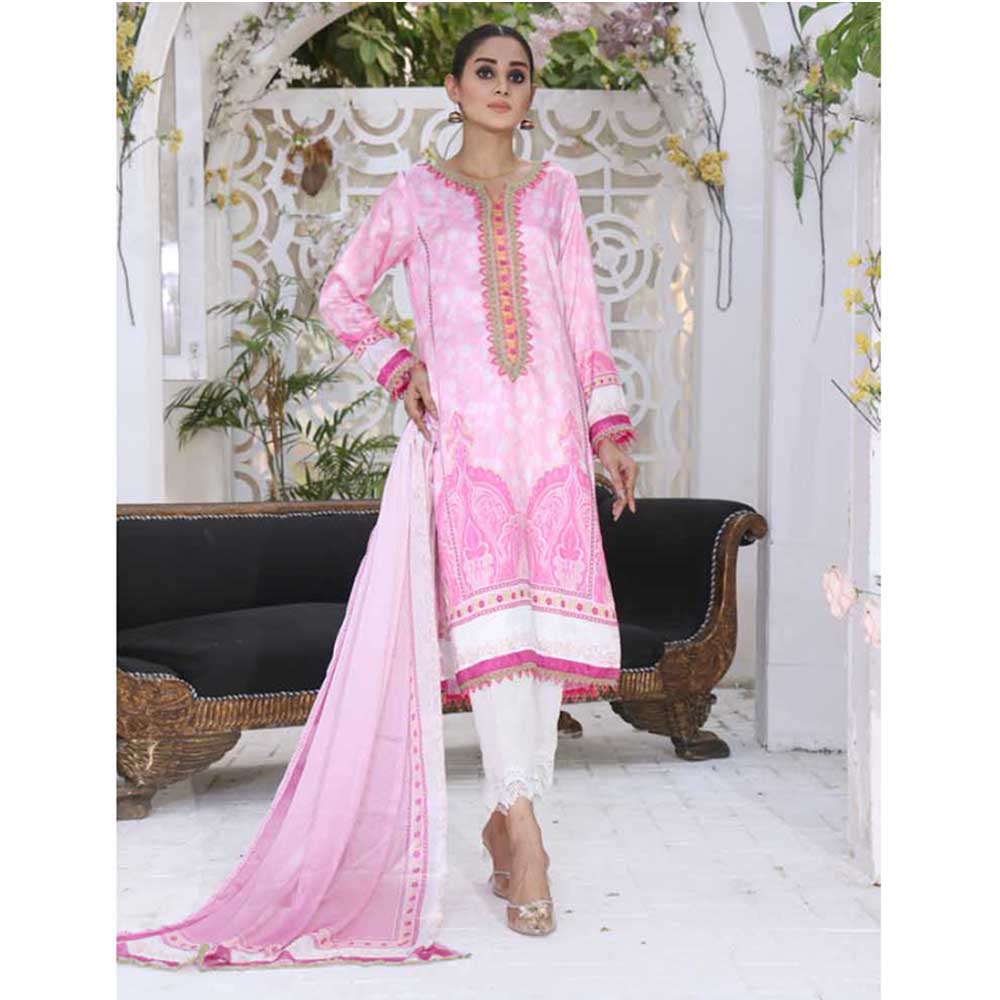 Revishen Sharlmoze Silk Unstitched 2Pcs Suit V1-7, Women, 2Pcs Shalwar Suit, Regalia Textiles, Chase Value