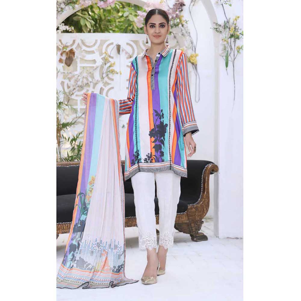 Revishen Sharlmoze Silk Unstitched 2Pcs Suit V1-8, Women, 2Pcs Shalwar Suit, Regalia Textiles, Chase Value