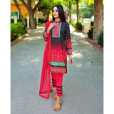 Sunaina Malai Unstitched 3Pcs Suit - 3, Women, 3Pcs Shalwar Suit, Chase Value, Chase Value