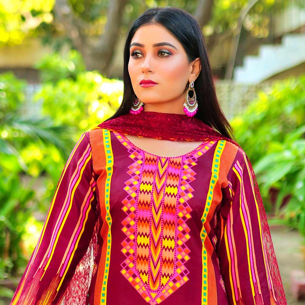 Sunaina Malai Unstitched 3Pcs Suit - 4, Women, 3Pcs Shalwar Suit, Chase Value, Chase Value