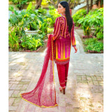 Sunaina Malai Unstitched 3Pcs Suit - 4, Women, 3Pcs Shalwar Suit, Chase Value, Chase Value