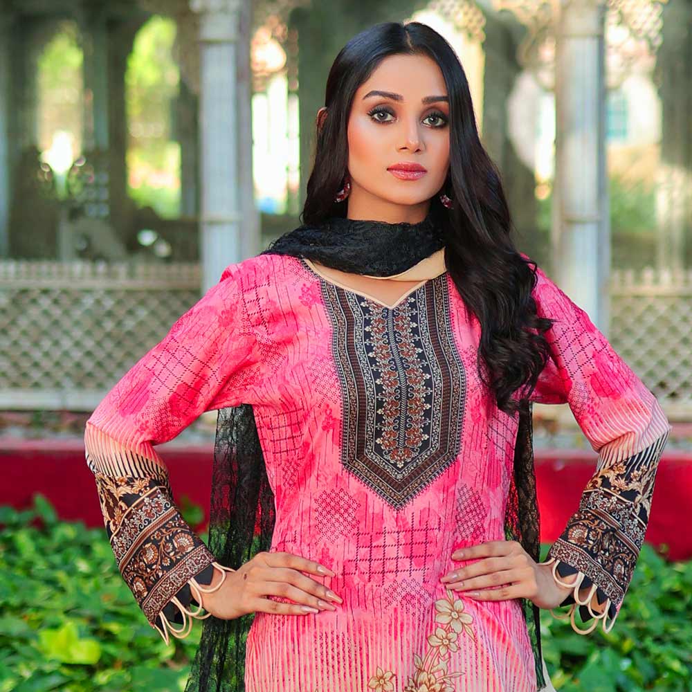 Sunaina Malai Unstitched 3Pcs Suit - 9, Women, 3Pcs Shalwar Suit, Chase Value, Chase Value