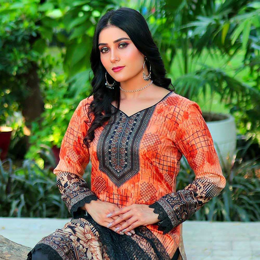 Sunaina Malai Unstitched 3Pcs Suit - 10, Women, 3Pcs Shalwar Suit, Chase Value, Chase Value