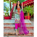 Sunaina Malai Unstitched 3Pcs Suit - 11, Women, 3Pcs Shalwar Suit, Chase Value, Chase Value