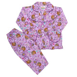 Girls Full Sleeves Night Suit - Purple, Kids, Girls Sets And Suits, Chase Value, Chase Value