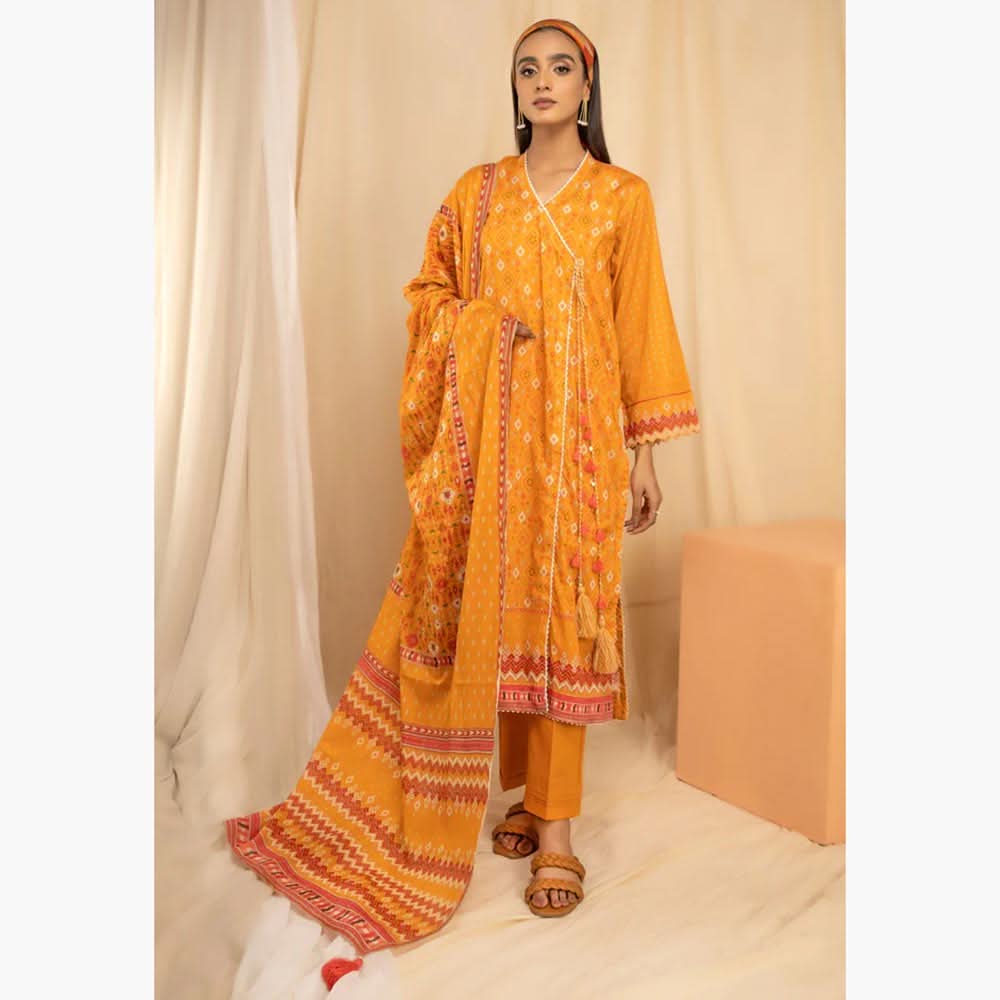 Lakhany Komal Printed Lawn Unstitched 3Pcs Suit - 3-A, Women, 3Pcs Shalwar Suit, VS Textiles, Chase Value