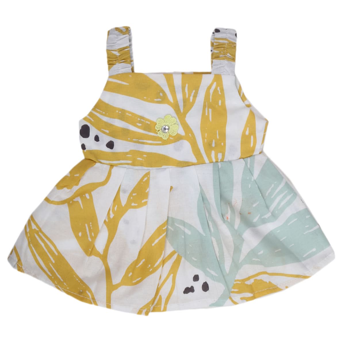 Newborn Girls Frock - Yellow, Kids, NB Girls Frocks, Chase Value, Chase Value