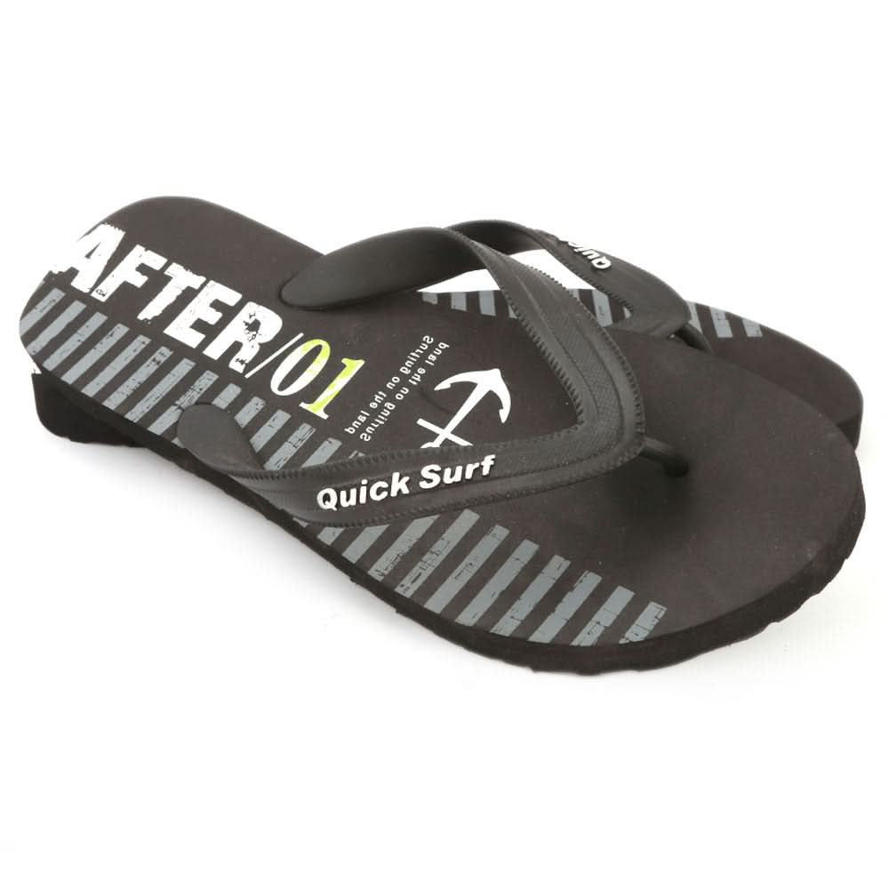 Quick Surf Men's Slippers QUI-1387 - Black, Men, Slippers, Chase Value, Chase Value