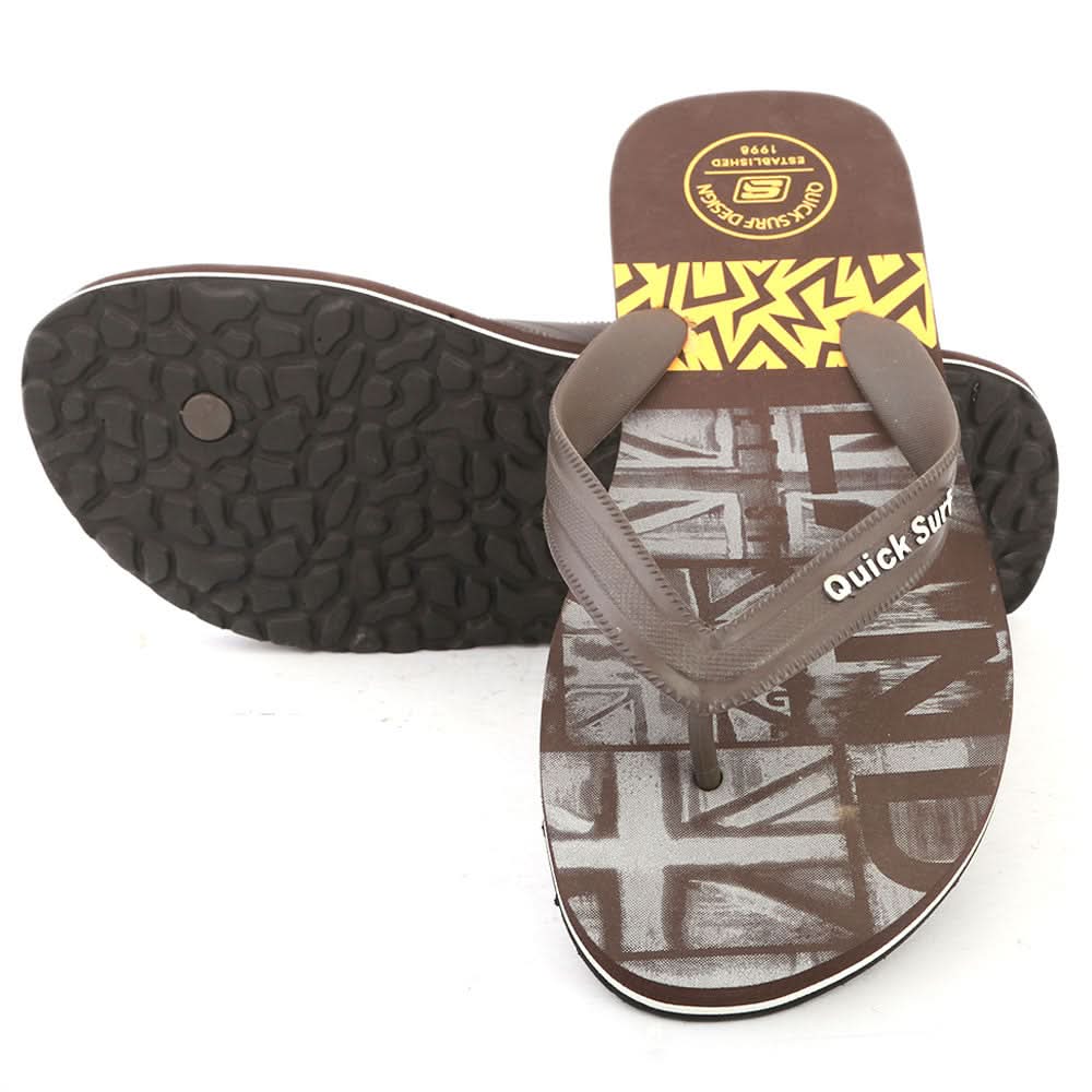 Quick Surf Men's Slippers QUI-1946 - Brown, Men, Slippers, Chase Value, Chase Value