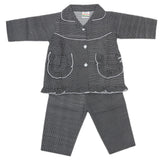 Girls Full Sleeves Night Suit - Black, Kids, Girls Sets And Suits, Chase Value, Chase Value