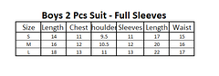 Boys Full Sleeves Suit - Light Blue, Kids, Boys Sets And Suits, Chase Value, Chase Value