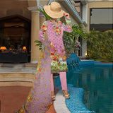 Khadde Printed Lawn 3 Piece Un-Stitched Suit - 10, Women, 3Pcs Shalwar Suit, United Textiles, Chase Value