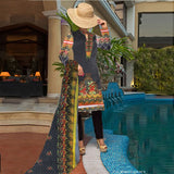 Khadde Printed Lawn 3 Piece Un-Stitched Suit - 15, Women, 3Pcs Shalwar Suit, United Textiles, Chase Value