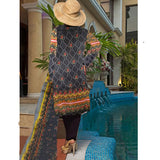 Khadde Printed Lawn 3 Piece Un-Stitched Suit - 15, Women, 3Pcs Shalwar Suit, United Textiles, Chase Value
