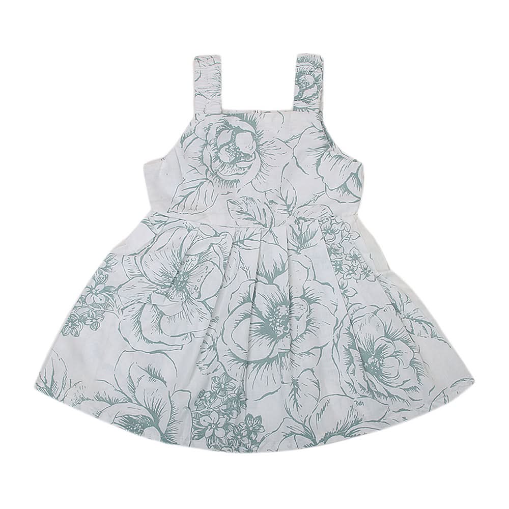Newborn Girls Frock - White, Kids, New Born Girls Frocks, Chase Value, Chase Value