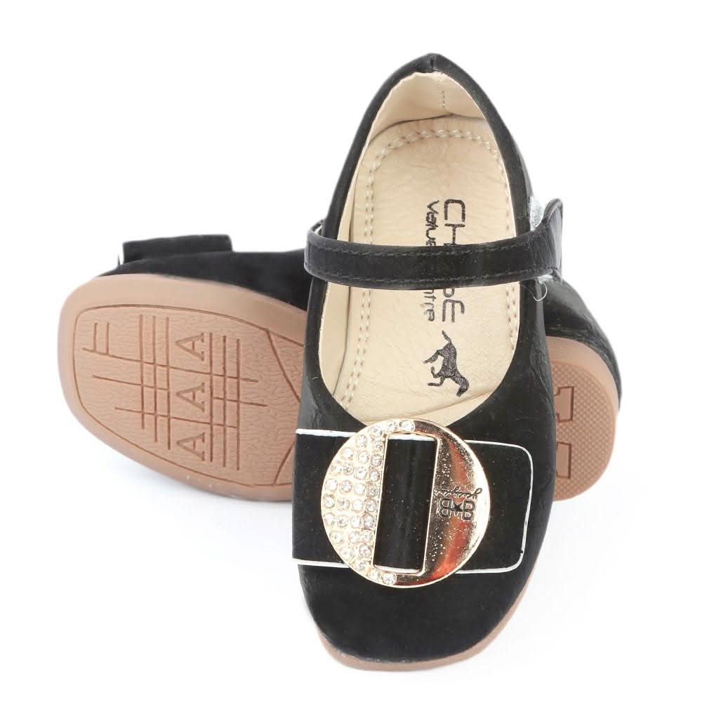 Girls Fancy Pumps (A2080) - Black, Kids, Pump, Chase Value, Chase Value