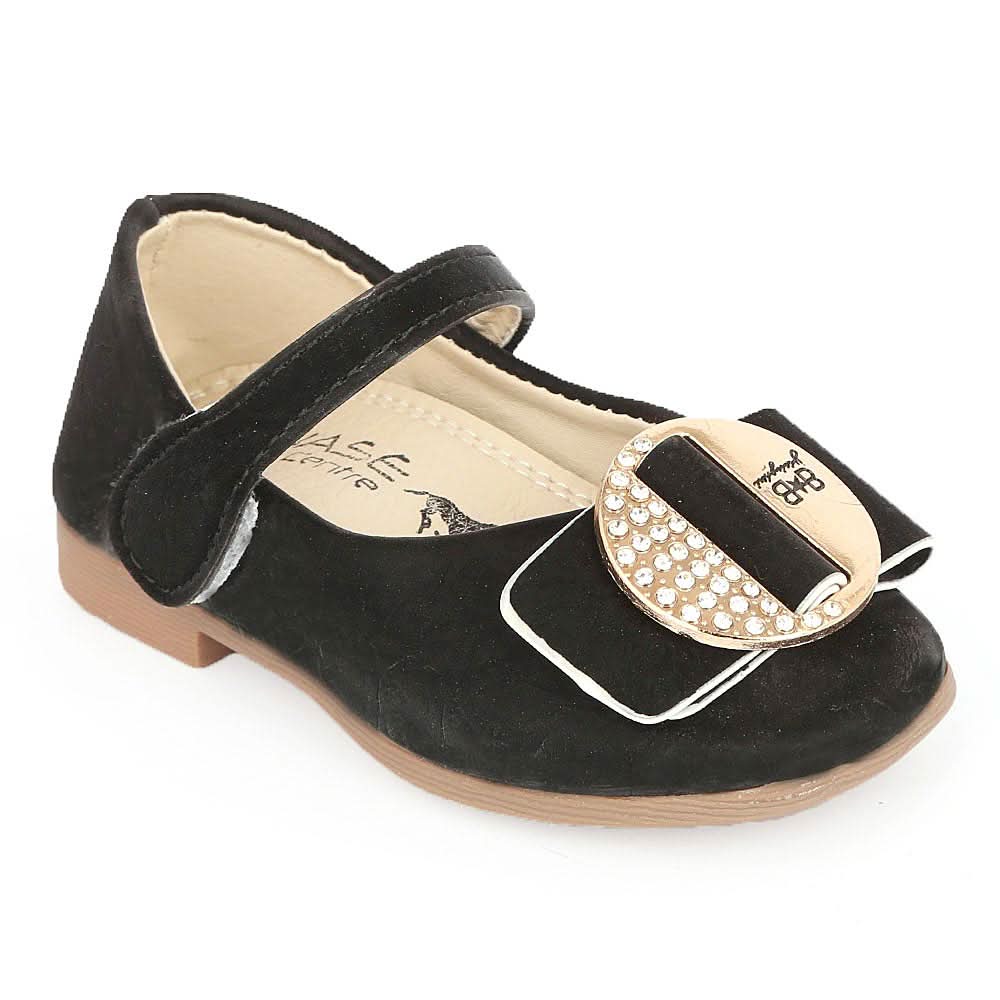 Girls Fancy Pumps (A2080) - Black, Kids, Pump, Chase Value, Chase Value