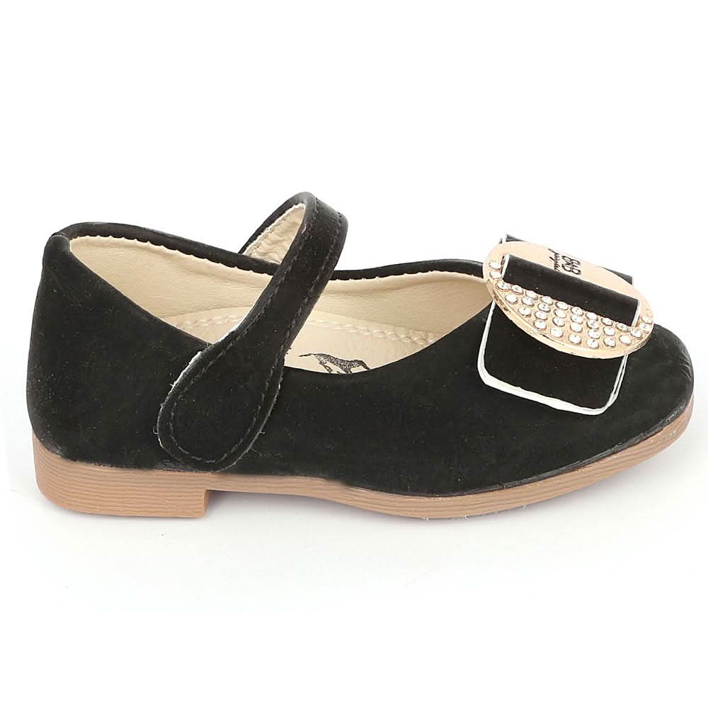 Girls Fancy Pumps (A2080) - Black, Kids, Pump, Chase Value, Chase Value