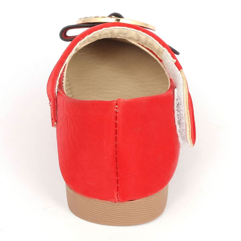 Girls Fancy Pumps (A2080) - Red, Kids, Pump, Chase Value, Chase Value