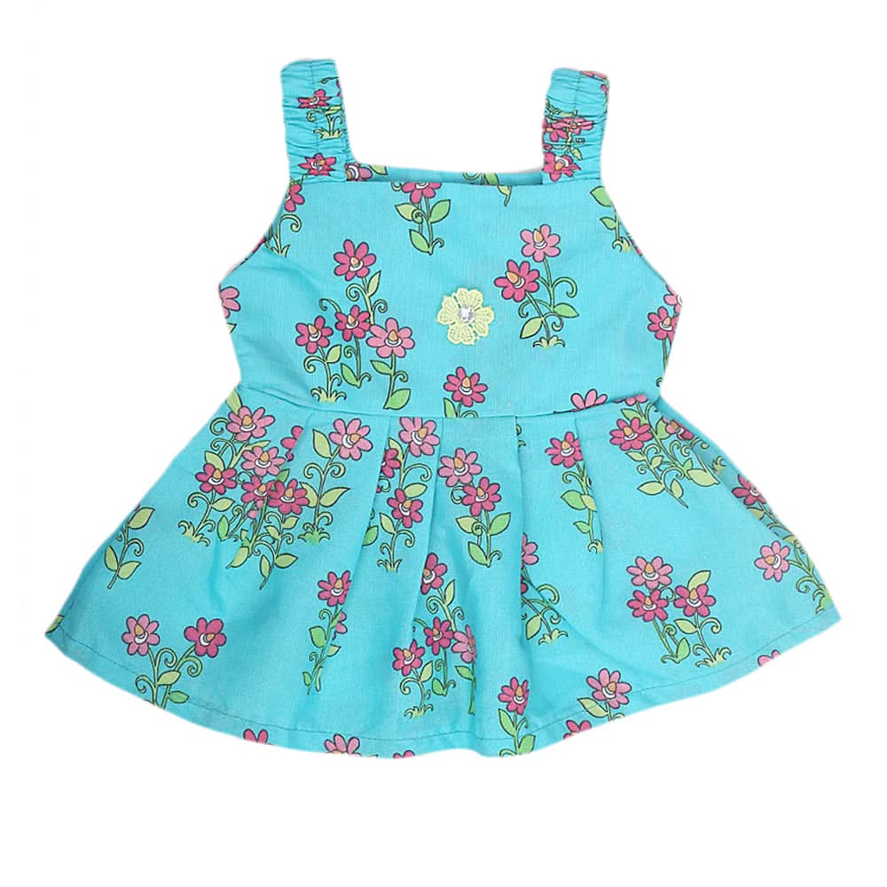 Newborn Girls Frock - Green, Kids, New Born Girls Frocks, Chase Value, Chase Value