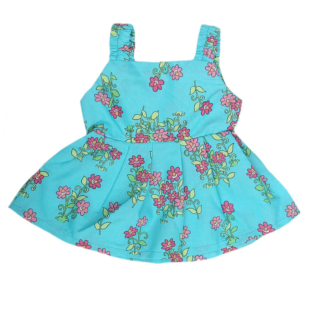 Newborn Girls Frock - Green, Kids, New Born Girls Frocks, Chase Value, Chase Value