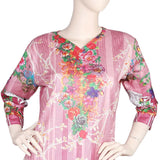 Women's Printed 2 Pcs Stitched Suit - Pink, Women, Shalwar Suits, Chase Value, Chase Value