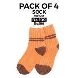 Kids Socks - Orange, Kids, Boys Socks, Chase Value, Chase Value