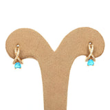 Women's Ear Bali - Golden/Blue, Women, Earrings & Tops, Chase Value, Chase Value