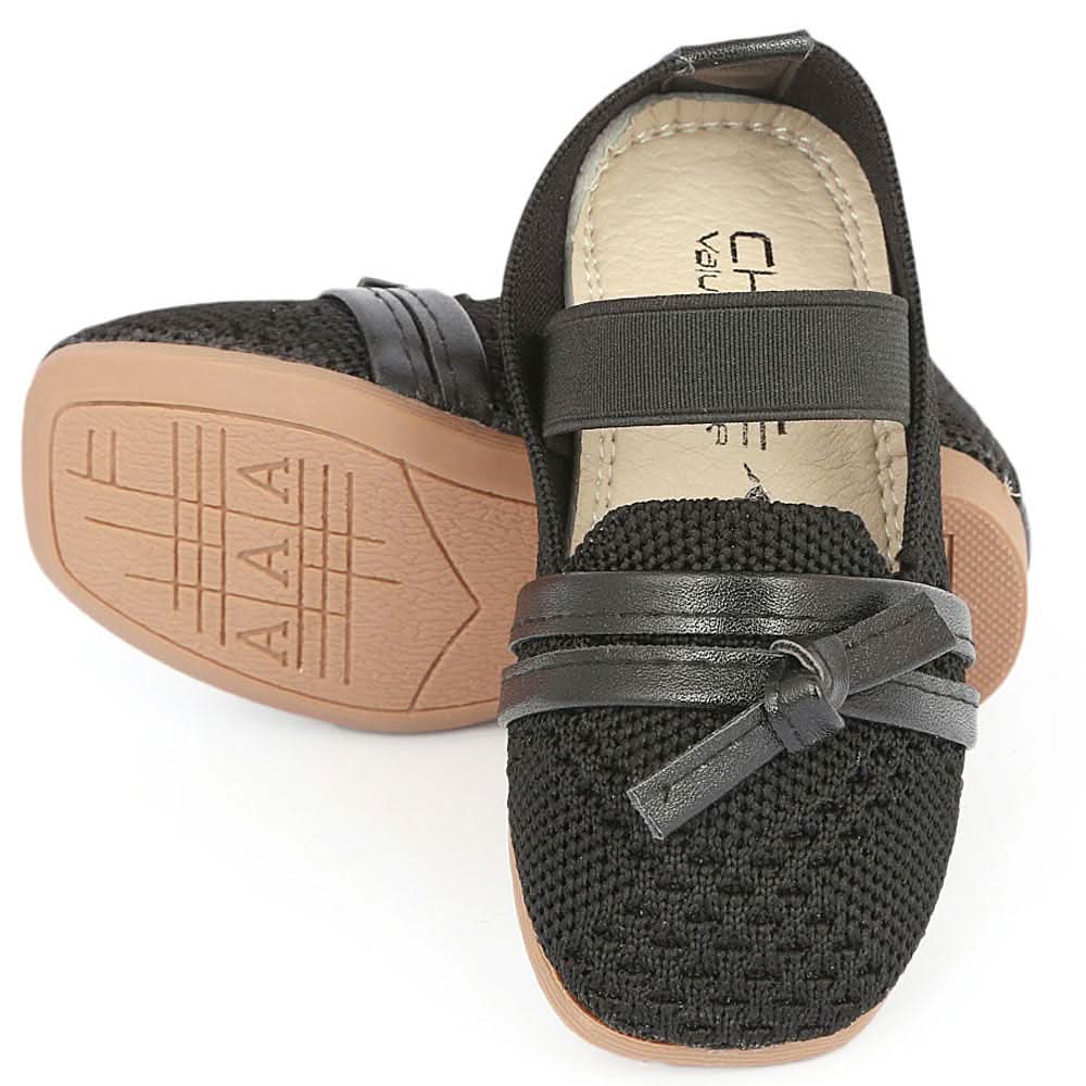 Girls Fancy Pumps (A2269) - Black, Kids, Pump, Chase Value, Chase Value