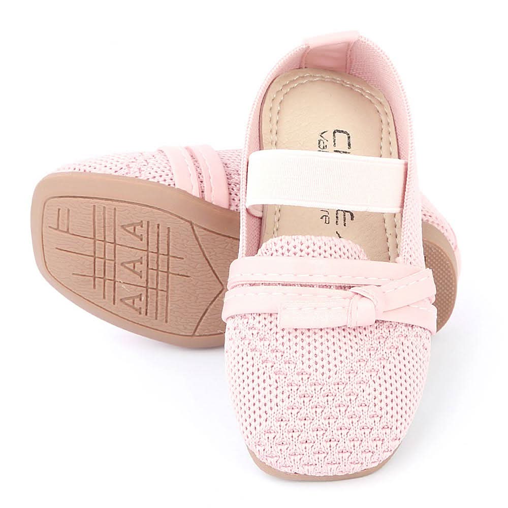 Girls Fancy Pumps (A2269) - Peach, Kids, Pump, Chase Value, Chase Value