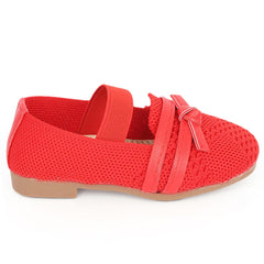 Girls Fancy Pumps (A2269) - Red, Kids, Pump, Chase Value, Chase Value