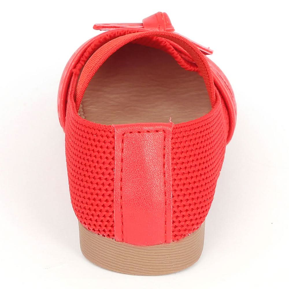 Girls Fancy Pumps (A2269) - Red, Kids, Pump, Chase Value, Chase Value